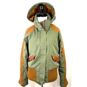 Powderhorn Women's Western Green & Brown Ski Jacket Size Medium